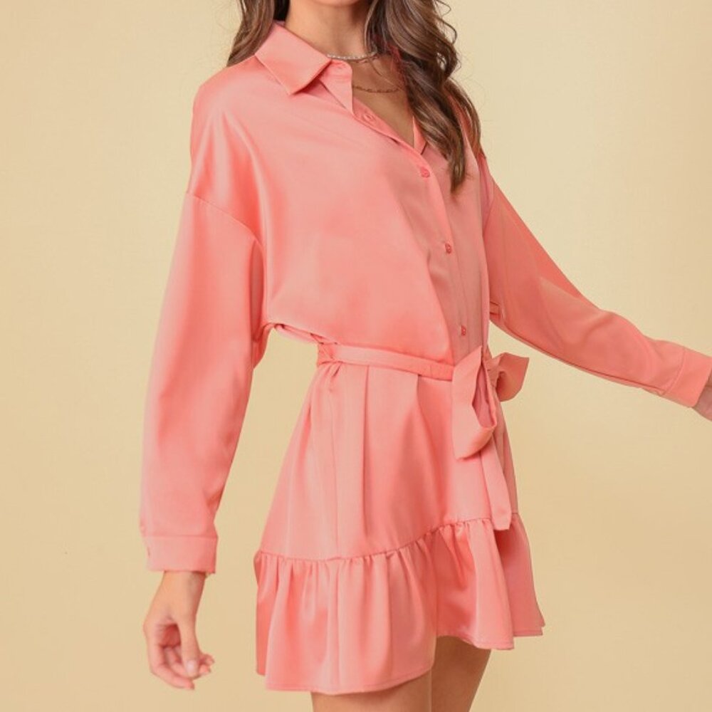Lumiere Satin Tiered Dress(sold at Nordstrom)-small